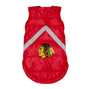 Chicago Blackhawks Pet Puffer Vest