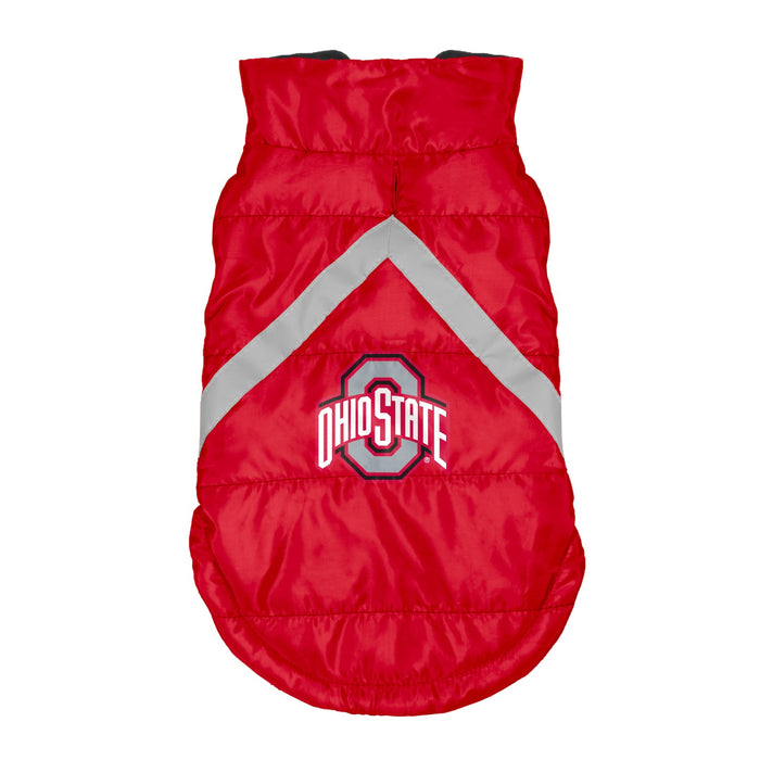 Ohio State Buckeyes Pet Puffer Vest