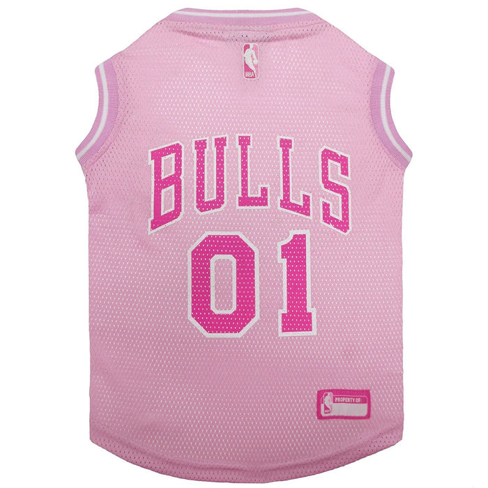 Chicago Bulls Pet Pink Jersey