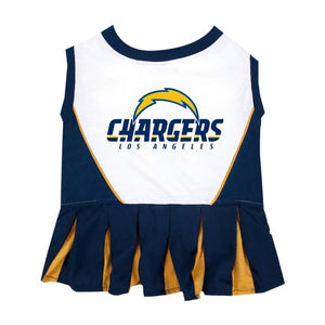 Los Angeles Chargers Cheerleader Pet Dress