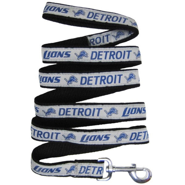Detroit Lions Silver Pet Leash By Pets First