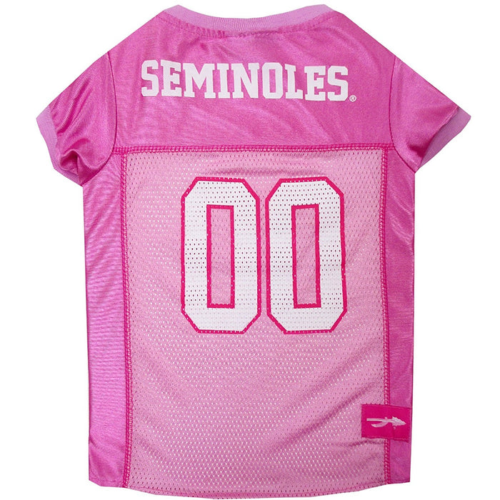 Florida State Seminoles Pink Pet Jersey
