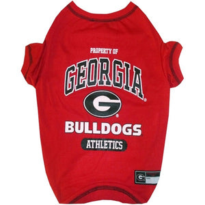 Georgia Bulldogs Pet Tee Shirt