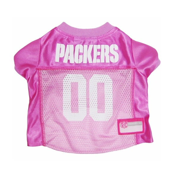 Green Bay Packers Pink Dog Jersey