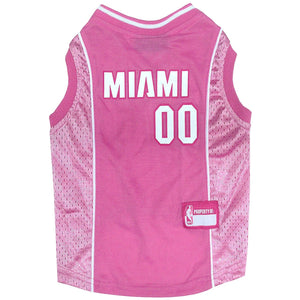 Miami Heat Pink Pet Jersey