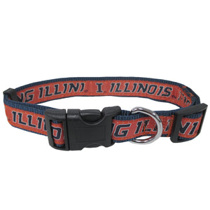 Illinois Fighting Illini Pet Collar By Pets First