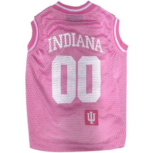 Indiana Hoosiers Pet Pink Basketball Tank Jersey