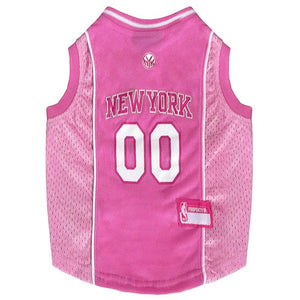 New York Knicks Pink Pet Jersey