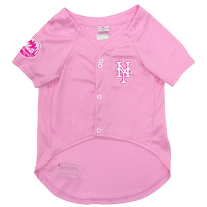 New York Mets Pet Pink Jersey