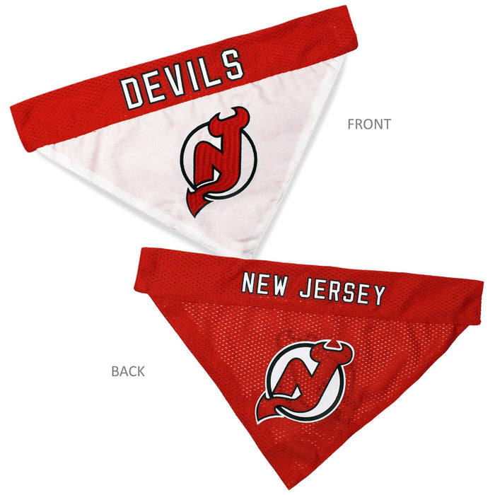 New Jersey Devils Pet Reversible Bandana