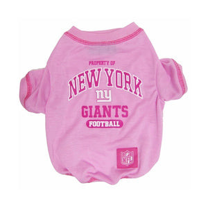 New York Giants Pink Dog T