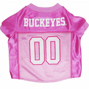 Ohio State Buckeyes Pink Dog Jersey