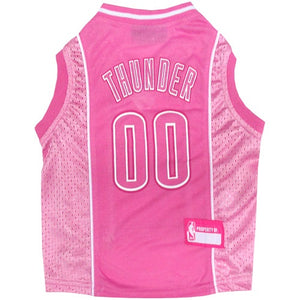 Oklahoma City Thunder Pink Pet Jersey