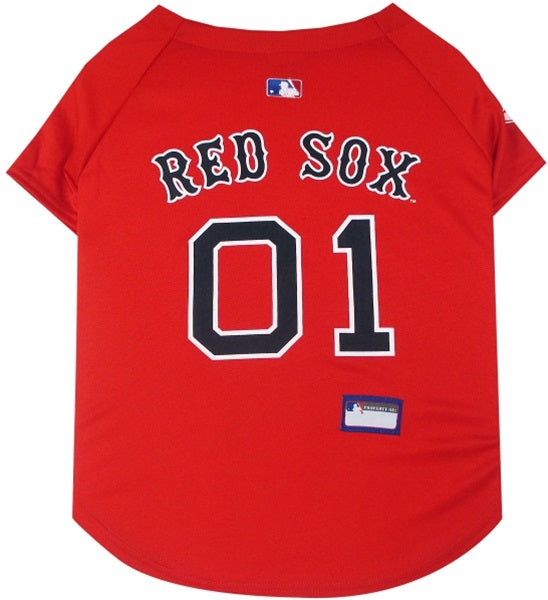 MLB Boston Red Sox Dog Jersey Large