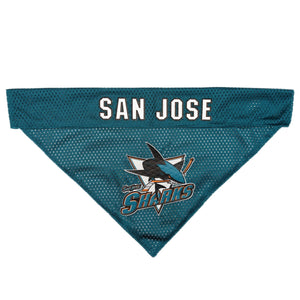 San Jose Sharks Pet Reversible Bandana