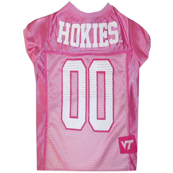 Virginia Tech Hokies Pink Pet Jersey