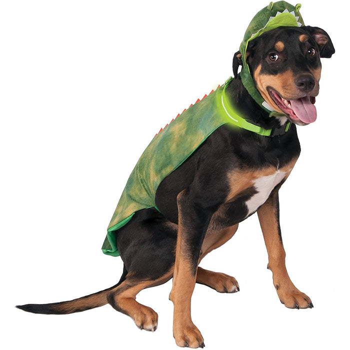 Big Dogs Light-Up Dino Cape Pet Costume