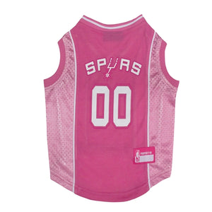 NBA San Antonio Spurs Dog Pink Jersey - Posh Puppy Boutique