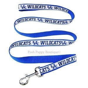 NCAA Kentucky Wildcats Nylon Leashes - Posh Puppy Boutique