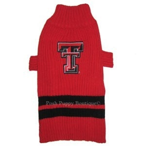 NCAA Texas Tech Dog Sweater - Posh Puppy Boutique