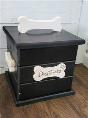 Personalized Dog Treat Box- Many Colors - Posh Puppy Boutique