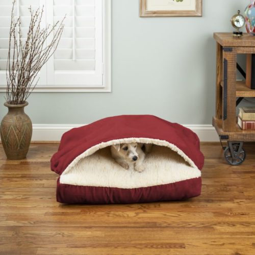 Cozy Cave Square Dog Bed in Many Colors
