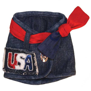 Hollywood Harness Vest with USA Patch - Posh Puppy Boutique