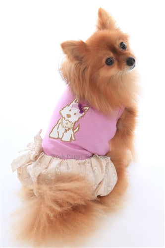 The Hugs and Kisses Puppy Bubble Dress