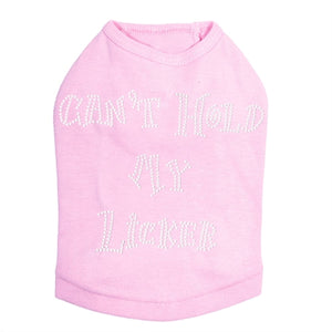 Can't Hold My Licker Rhinestone Tank- Many Colors - Posh Puppy Boutique
