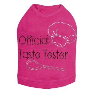 Official Taste Tester Dog Tank- Many Colors - Posh Puppy Boutique
