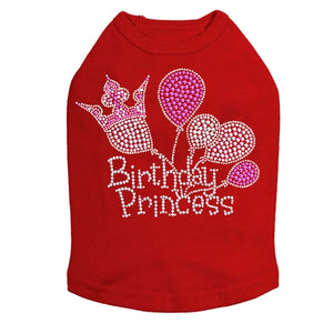 Birthday Princess Rhinestone Tank- Many Colors - Posh Puppy Boutique