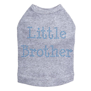 Blue Little Brother Nailheads Dog Tank- Many Colors - Posh Puppy Boutique