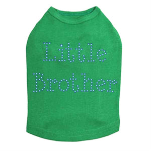 Blue Little Brother Nailheads Dog Tank- Many Colors - Posh Puppy Boutique