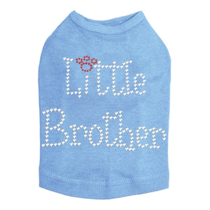 Little Brother Rhinestones Dog Tank- Many Colors - Posh Puppy Boutique