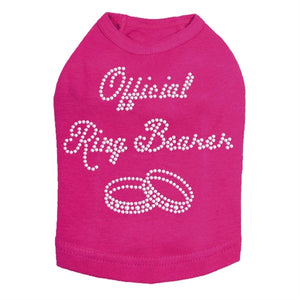 Official Ring Bearer Dog Tank- Many Colors - Posh Puppy Boutique