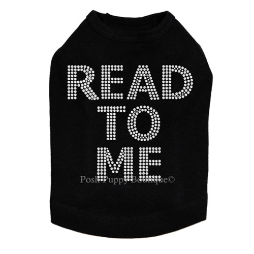 Read To Me (Therapy Dog) Rhinestone Tanks- Many Colors