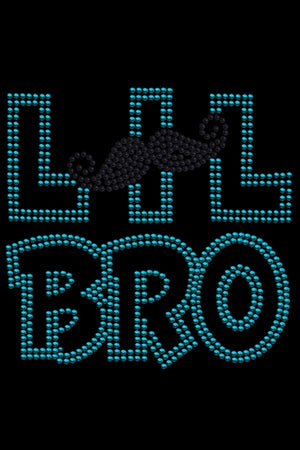 Lil Bro with Mustache Bandana- Many Colors - Posh Puppy Boutique