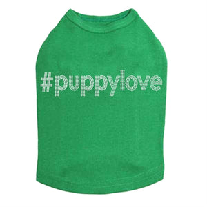 #puppylove - Rhinestone Dog Tank - Many Colors - Posh Puppy Boutique