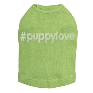 #puppylove - Rhinestone Dog Tank - Many Colors - Posh Puppy Boutique