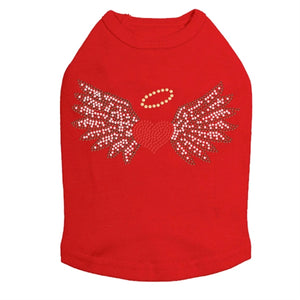 Heart with Wings & Halo Dog Tank in Many Colors - Posh Puppy Boutique