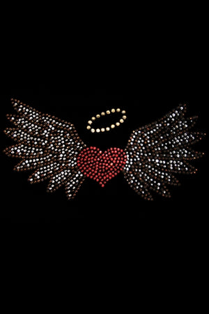 Heart with Wings & Halo Bandana- Many Colors - Posh Puppy Boutique