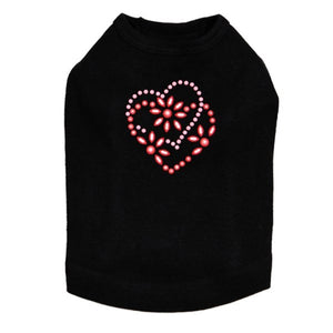 Flower Heart Tank - Many Colors - Posh Puppy Boutique