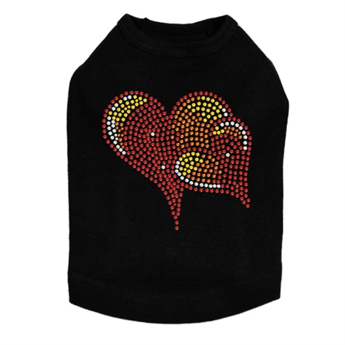 Red, Orange & Yellow Hearts Tank in Many Colors