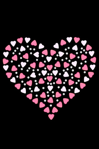 Pink Nailhead Hearts Bandana- Many Colors