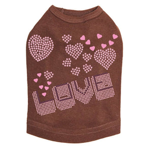 Love Pink & Purple Dog Tank- Many Colors - Posh Puppy Boutique