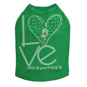 Love With All Your Heart Love Bird Tank - Many Colors - Posh Puppy Boutique