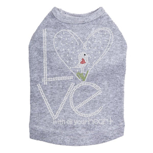 Love With All Your Heart Love Bird Tank - Many Colors - Posh Puppy Boutique