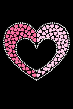 Pink & Light Pink Nailhead Hearts Bandana- Many Colors - Posh Puppy Boutique