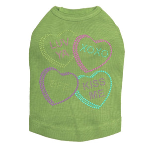 Candy Conversation Hearts #2 Tank - Many Colors - Posh Puppy Boutique