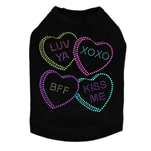 Candy Conversation Hearts #2 Tank - Many Colors